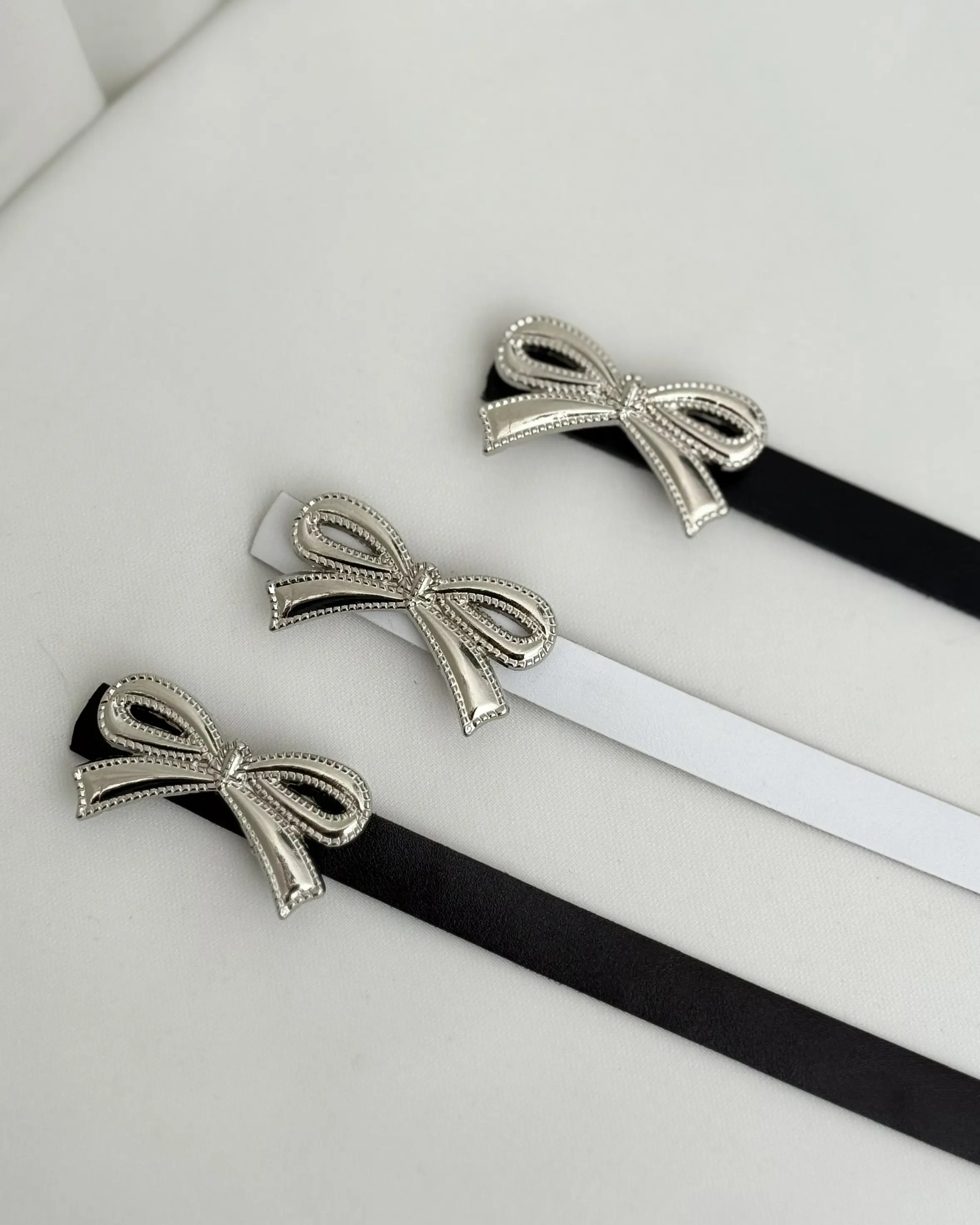 کمربند دخترانه پاپیونی طرح نگین